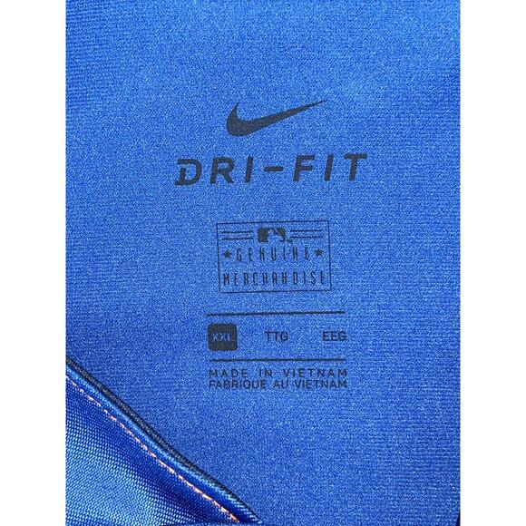 New York Mets Nike Dri-Fit Royal Camo Jersey Size 2XL NWOT RARE MLB Baseball - Picture 6 of 7